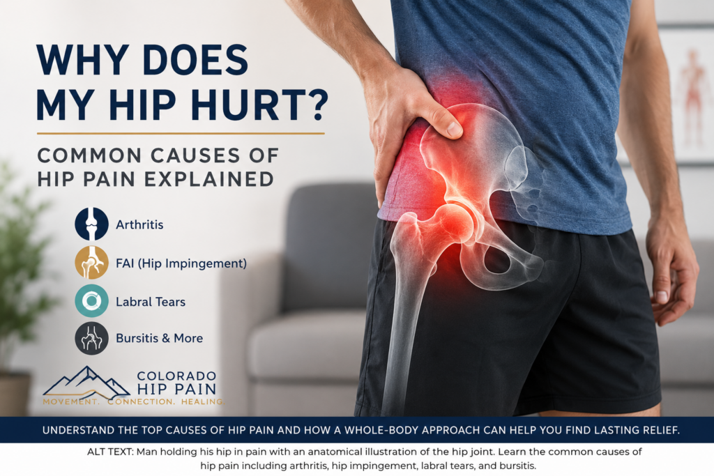 image of person with hip pain